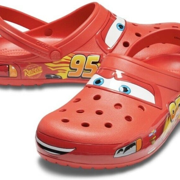 CROCS Limited Edition Light Up Lightning McQueen - Picture 3 of 4